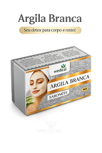 Sabonete argila branca 90g