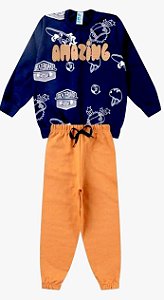 CONJUNTO MOLETOM MASCULINO INFANTIL