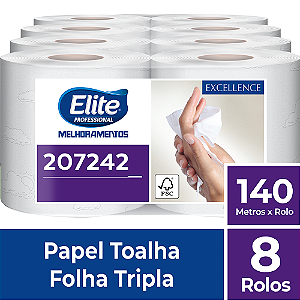 PAPEL TOALHA ROLO EXCELLENCE 8X140 FT 207242