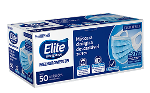 MASCARA CIRURGICA DESC ELITE (cx c/50 unid) 207809