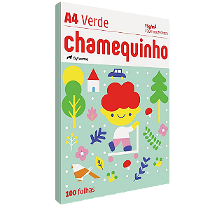 CHAMEQUINHO 75 GRS 210X297MM 100 FLS VERDE