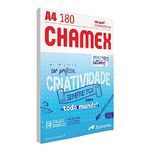 CHAMEX A-4 180 GRS 210X297MM BCO 50 FLS LETTERING CMX180CA4