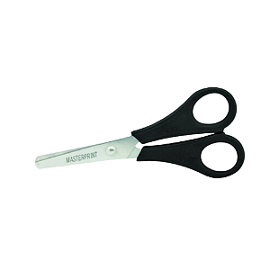 Tesoura Escolar 13cm Preta MP502 MASTERPRINT