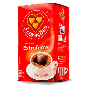CAFE TM 3CORACOES EXTRA FORTE VACUO 500g 12031213