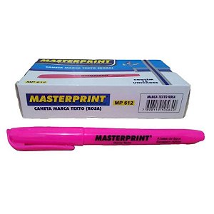 Marca Texto MASTERPRINT MP612 RS C/12und