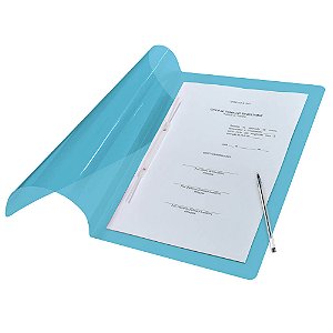 Pasta Grampo Trilho Oficio DAC 606 AZ C/10und