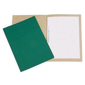 Pasta Grampo Trilho Papelão POLYCART 1026 VD C/20und