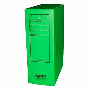 Arquivo Morto Plastico POLYCART 4007 VD C/10und