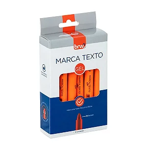 Marca Texto BRW Gel Neon LA C/12und