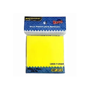Bloco Adesivo MASTERPRINT 75x75mm 100fls AM