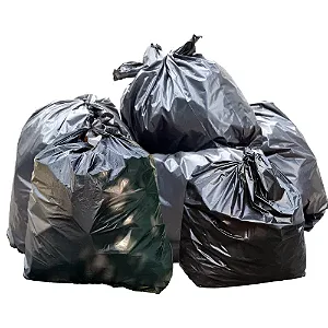 SACO P/LIXO PRETO 100L  75X90 MEDIO - BRASLIXO 100L20PR