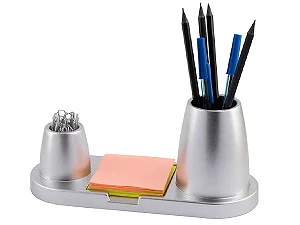Porta Lapis/Clips/Lemb Trio Plux Metalizado MAXCRIL 10250024