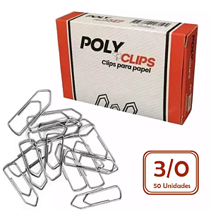 Clips Galvanizado 3/0 C/50un POLYCLIPS