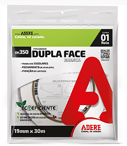 Fita Dupla Face ADERE 19x30m BR DK350 247222