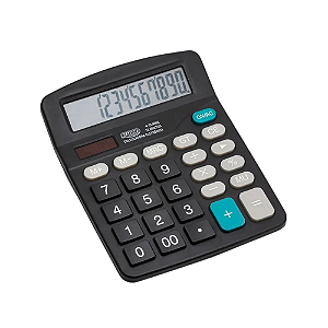 Calculadora de Mesa 12 Dig CC4002 PT (Pilha AA nao Inc) BRW