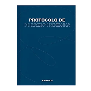Livro Protocolo Correspondencia 104fls ANIMATIVA 10020