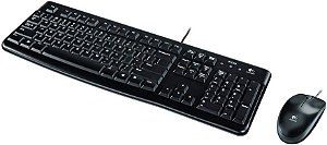 KIT STATION TECLADO E MOUSE C/FIO LOGITECH