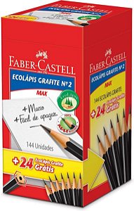 Lapis Grafite Ecolapis max nº 2 FABER CASTELL 484653