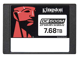 SSD Kingston 7.68TB - DC600M - 2.5 pol - SATA 3.0 - MPN: SEDC600M/7680G