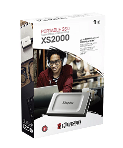 SSD Externo Kingston XS2000 1TB USB-C 3.2