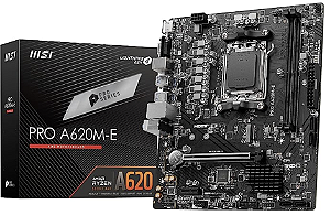 Placa Mãe MSI Pro A620M-e Socket AM5 / DDR5 / VGA