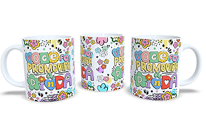 Promovido a dindo/dinda colorido