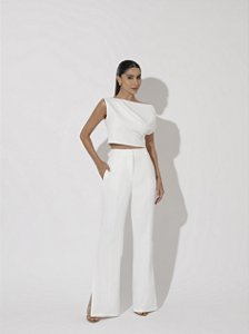 CALÇA ALFAIATARIA OFF WHITE