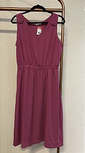 VESTIDO CREPE FUCSIA