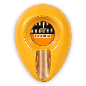 Cinzeiro Cerâmica Cohiba Amarelo Pequeno X1