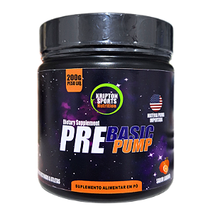 Pré Basic Pump 200g Laranja