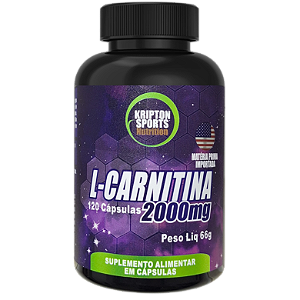 L- Carnitina 2000mg 120 cápsulas