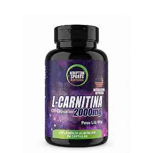 L- Carnitina 2000mg 120 cápsulas