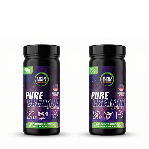Kit 2 Creatinas Pure creatina 120 cápsulas
