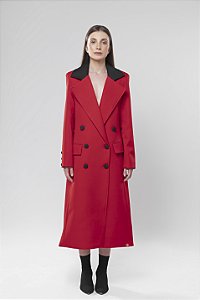 Trench coat bicolor longo Venus