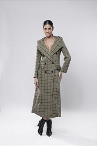 Trench coat com capuz e bolsos Venus