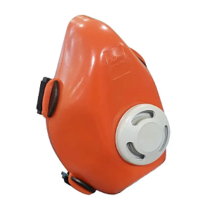 Respirador Semi-Facial Laranja 1 Filtro Worker CA 39427