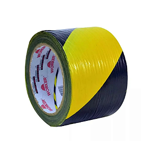 Fita Zebrada 7cm x 100m Worker