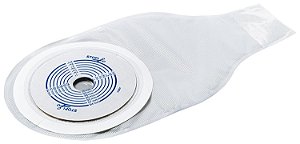 Bolsa De Colostomia Drenavel Transparente Recortavel 19 - 64 MM 10 Undiades Com Clip De Fechamento