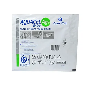 Curativo Aquacel Ag+ Extra 15 X 15 Cm - Convatec