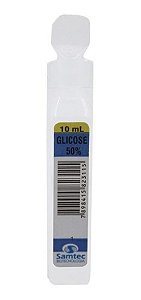 Glicose 50% 10 ML Samtec Unidade