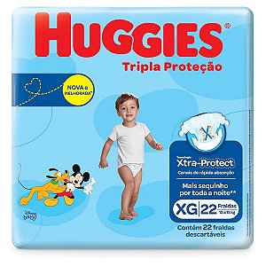 Fralda Descartavel Infantil Xg Pct 22 - Huggies