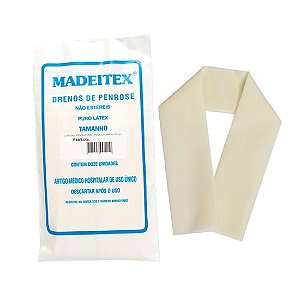 Dreno Penrose N° 3 Esteril Sem Gaze - Madeitex