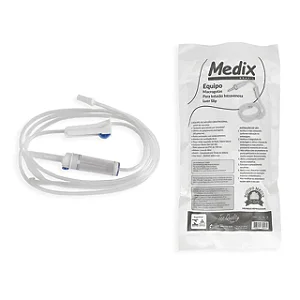 Equipo Macro Luer Slip Com Injeção Lateral Air Pgc - Medix