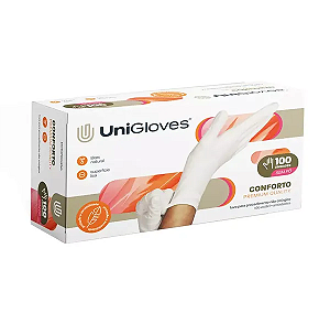 Luva Lisa Powerder Free G Sem Pó 100 Unidades - Uniglove