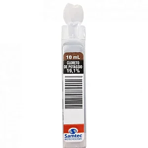 Cloreto De Potassio 15% 10ml - Samtec