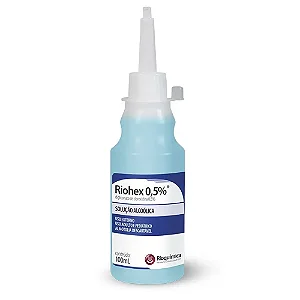 Solução Alcoólica Riohex 0,5% 100ml - Rioquímica