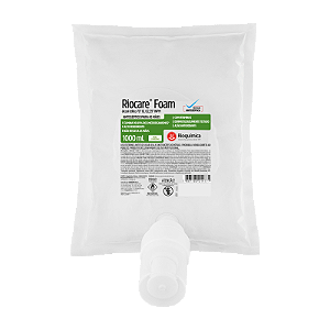 Antisséptico Riocare Foam 1000 Ml Refil Standard - Rioquimica