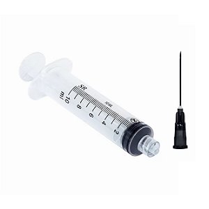 Seringa Descartável Com Agulha 10 Ml Agulha 07 X 25 Luer Lock - Sr