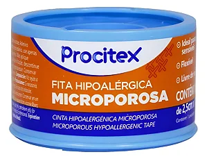 Fita Micropore Branca 2,5 X 10m - Procitex