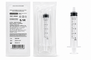 Seringa Descartável Sem Agulha 05ml Luer Lock - Sr